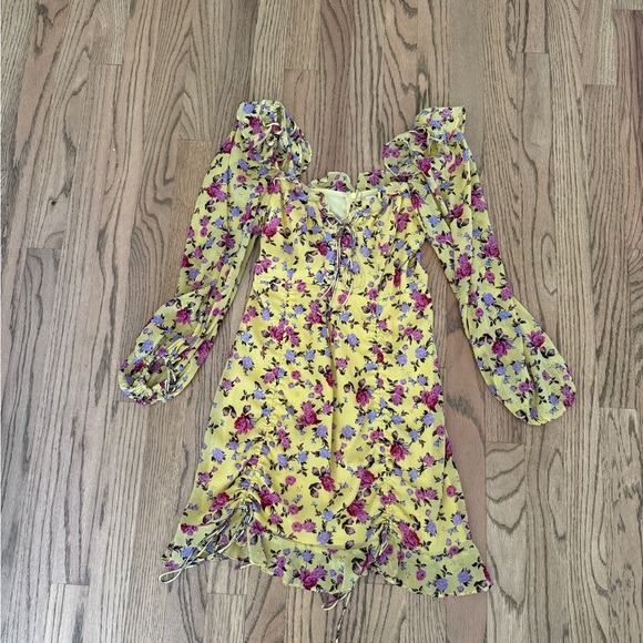 FOR LOVE & LEMONS Beaumont Floral Mini Dress - Picture 4 of 6